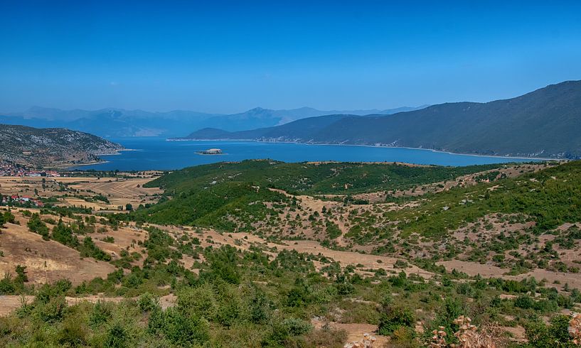 view of Lake Prespa by Petra Vastenburg