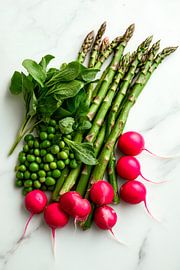 Diversité des légumes sur Poster Art Shop