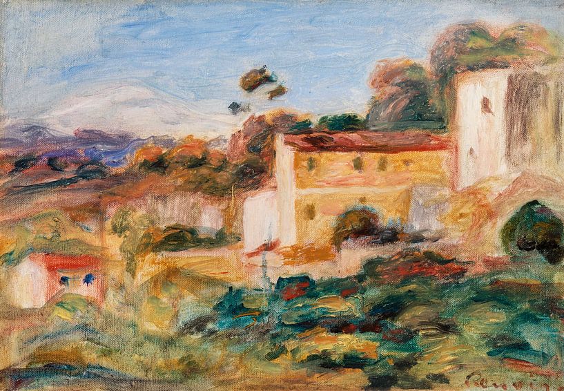 Landschaft, Renoir 1911 von Atelier Liesjes