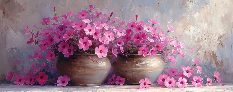 Flowers Pastel Modern | Whispers of Petal Symphony by Art Whims