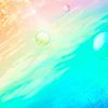 Zon, zee, strand, druppels en glinstering van Judith Spanbroek-van den Broek