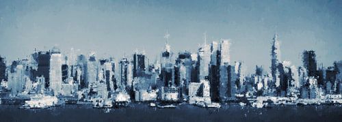 Panorama uitzicht van New York Midtown