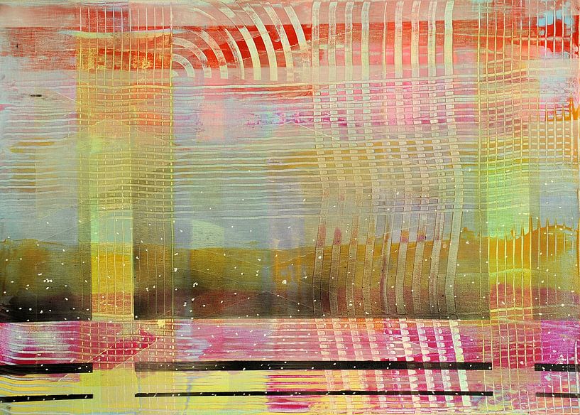 Coloured City by Auke de Jong