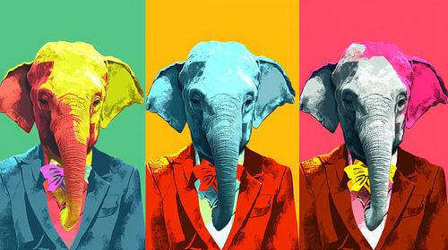 Warhol: Olifanten in Pak