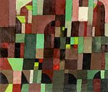 Red and Green Architecture (1922) by Paul Klee. by Studio POPPY thumbnail