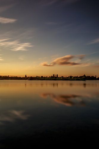 Arhemse Zonsondergang bij de Rijkerswoerdse Plassen.