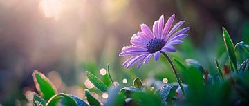 Delicate bloesem in zacht licht van Poster Art Shop