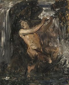 Ernst Josephson - Skizze für Der Wassermann