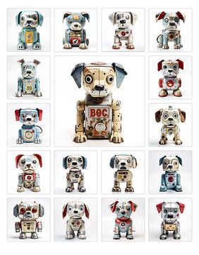 PUPPY'S / BLIKKEN ROBOTS / 60. JAHRE von AHAI depARTment