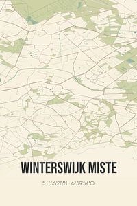 Alte Karte von Winterswijk Miste (Gelderland) von Rezona