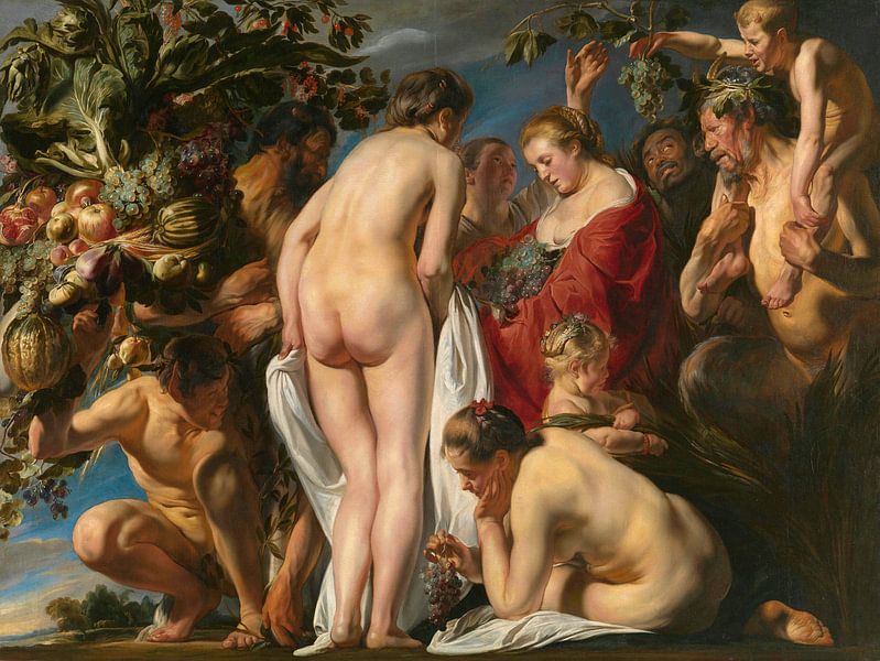 Allegorie der Fruchtbarkeit, Jacob Jordaens von Meisterhafte Meister