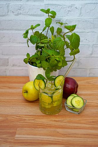Komkommer Appel Gin Cocktail