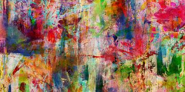 abstrait, moderne, contemporain, coups de pinceau