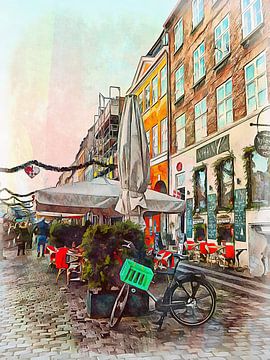 Stopped for a Coffee Copenhagen by Dorothy Berry-Lound