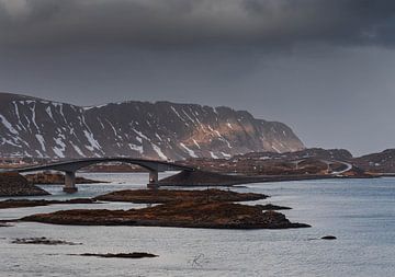 Fredvang Bridges at Lofoten Archipelago by Ken Costers