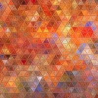 Mosaïque orange rouge #mosaique