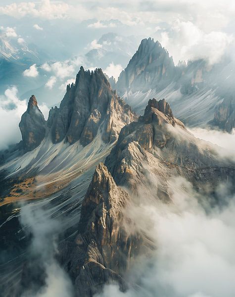 Hochalpenhorizont: Grenzenlose Schönheit von fernlichtsicht