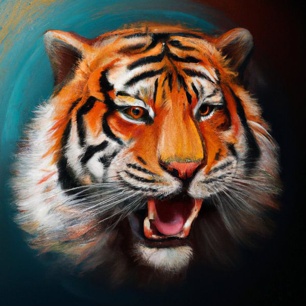Tiger by Purple Prime Prophet