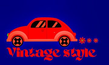 Vintage autokunst van Sheeba George