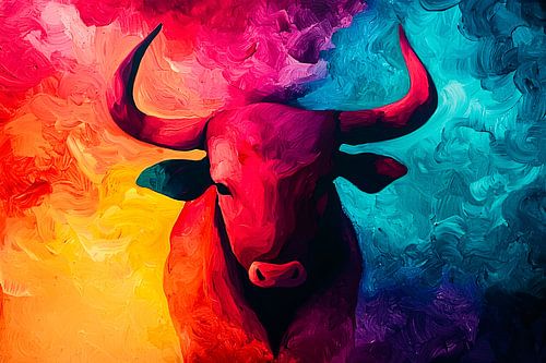 Couleurs expressives du taureau