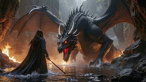 SYLVARIN - La Femme qui affronte le Dragon Noir