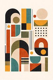 Modern Bauhaus Geometric Abstract by irgian firmansyah
