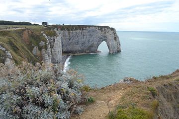 Cretaceous cliffs in Normandy, Etretat by Bernard van Zwol