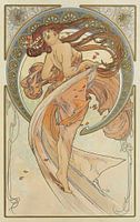 The Arts 2 (1898) by Alphonse Mucha