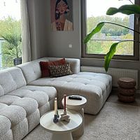 Kundenfoto: Buntes, modernes und abstraktes Porträt von Carla Van Iersel, als ArtFrame