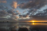 Zonsopkomst Reeuwijkse plassen van Leo Kramp Fotografie thumbnail