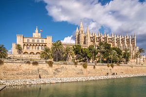 Palacio Real de la Almudaina und Kathedrale La Seu in Palma de Mallorca