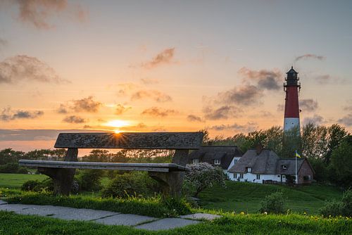 Vuurtoren, Pellworm, Noord-Friesland, Duitsland