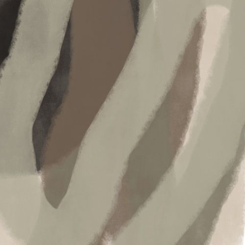Art moderne abstrait minimaliste. Lignes et formes en marron, beige