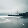 Golden Gate from Baker Beach, SF sur Jasper van der Meij