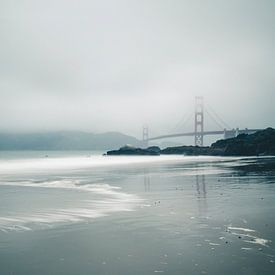 Golden Gate from Baker Beach, SF by Jasper van der Meij