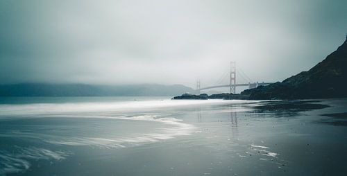 Le Golden Gate depuis Baker Beach