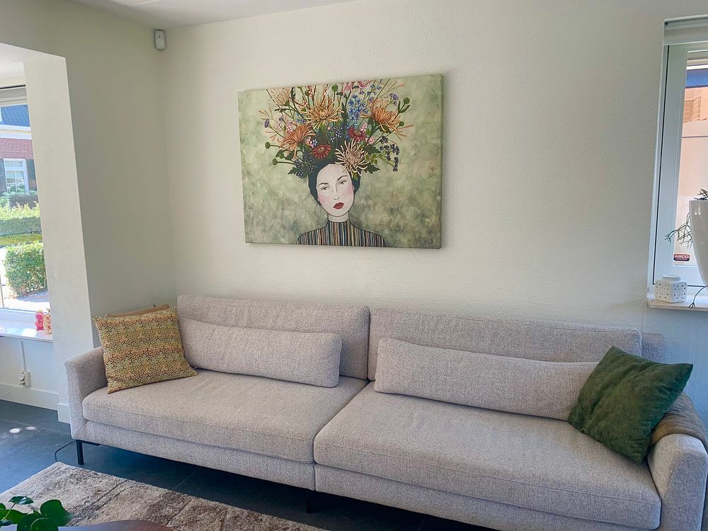 Blumen in meinem Kopf (Nr.2020-06)  von Kris Stuurop 