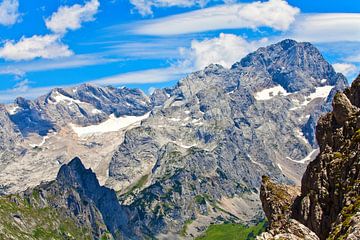De Gosau gletsjer en het Dachstein massief van Christa Kramer