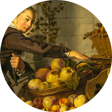 Frans Hals. Vruchten- en groenten verkoopster.