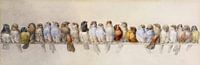 A Perch of Birds, Hector Giacomelli by Meesterlijcke Meesters thumbnail
