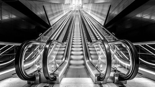 Rolltreppe Station Vijzelgracht