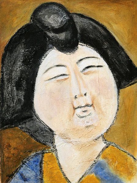 Chinese 'Fat lady' I by Linda Dammann