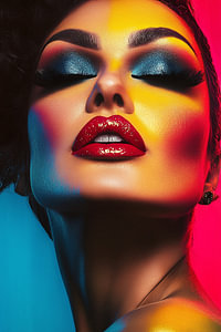 Neon Glamour Queen