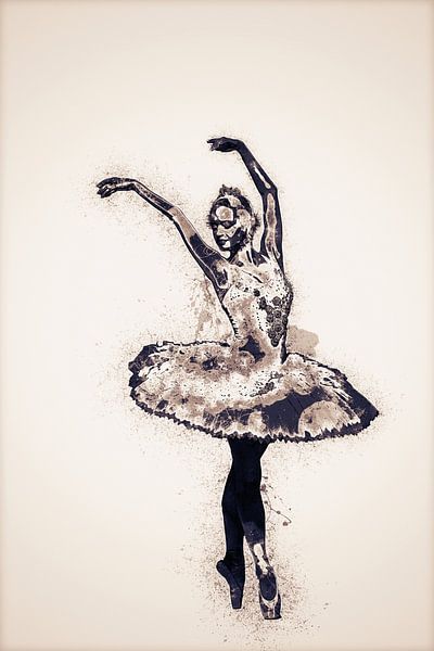 Prima ballerina (kunst) van Art by Jeronimo