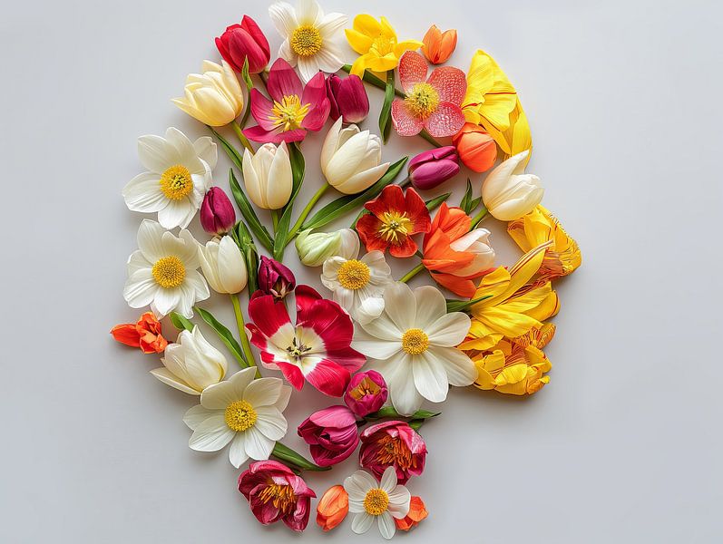 Flower Power Frauen von Egon Zitter