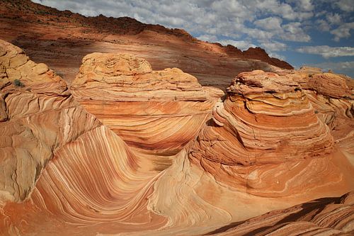 Rotsformaties in de North Coyote Buttes, deel van het Vermilion Cliffs National Monument. Dit gebied