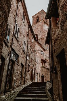Ancient cities of Italy architecture in Tuscany