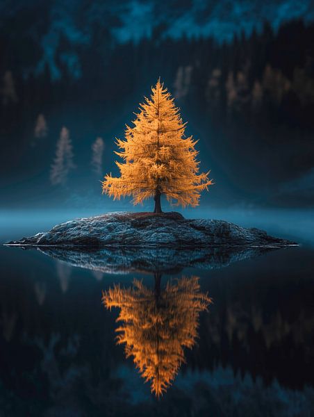 The golden larch by Harry Cathunter