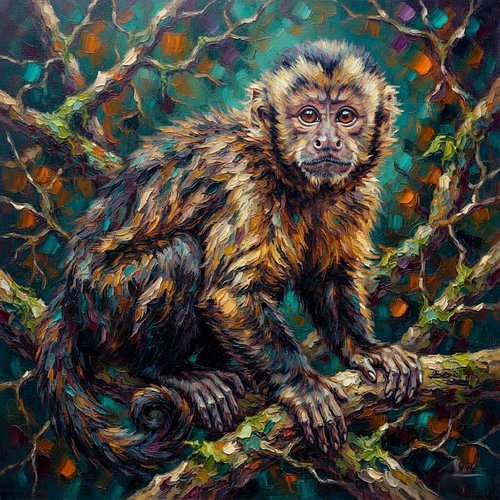 Affe - Kapuzineraffe