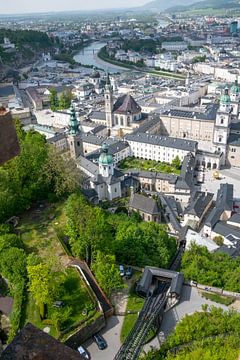 Salzburg von oben - Blick vom Reckturm der Festung Hohensalzburg von t.ART